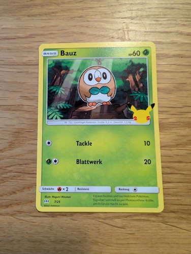 Carta pokemon bauz donalds - bauz, mc'donalds