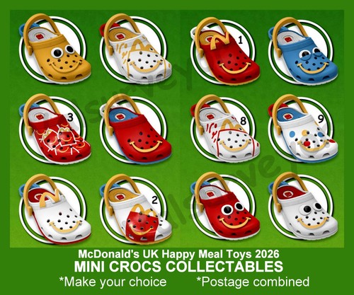 Mcdonalds 2026 crocs happy - uk,
