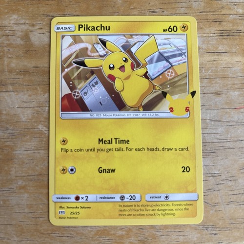Pokemon tcg pikachu 25 - pokemon, 25/25