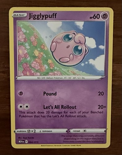 Carta promozionale jigglypuff - carta,