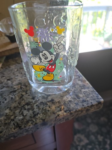Bicchiere vintage topolino - bicchiere,